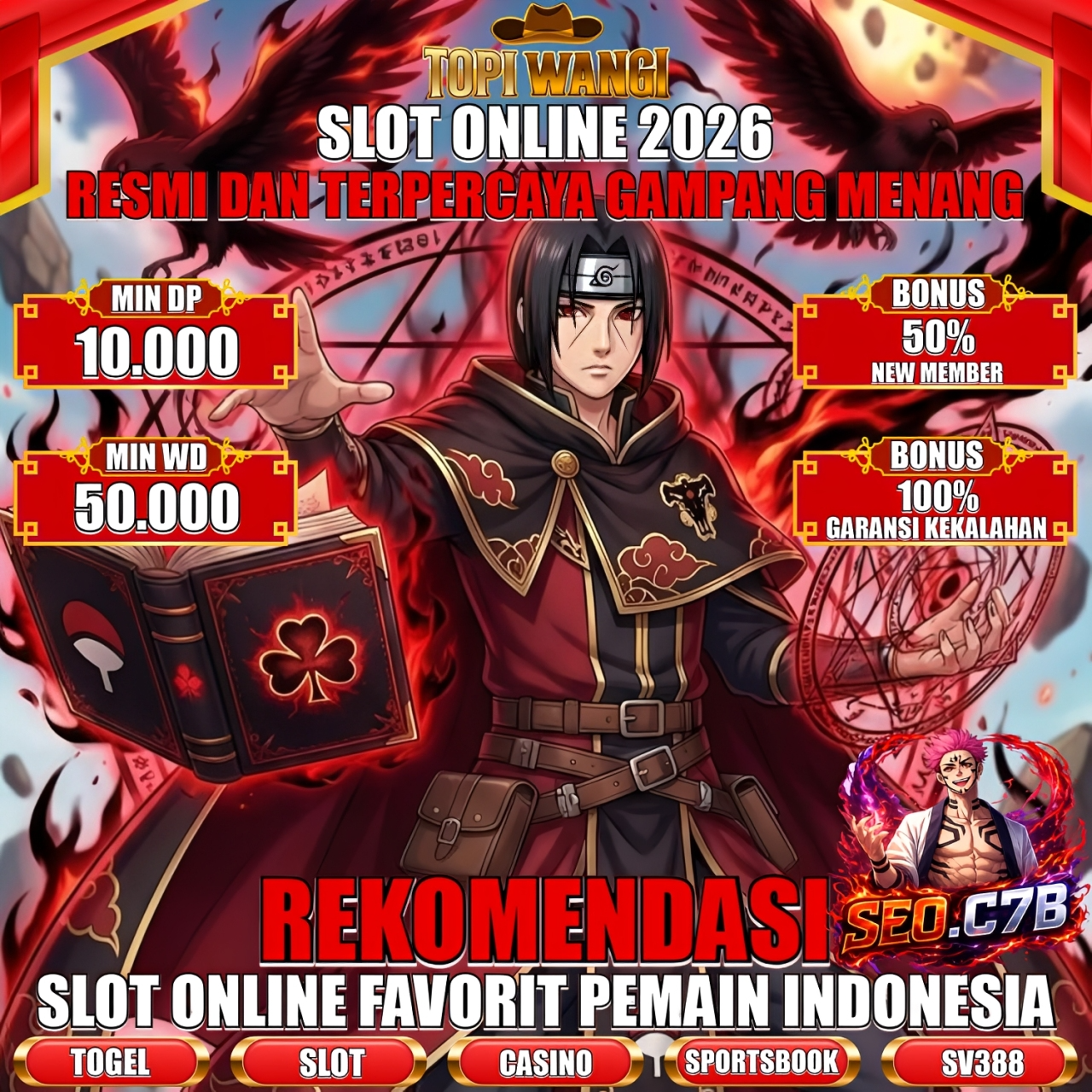 Sorr Kali Kenalin Ni! TOPIWANGI Tokoh Utama Situs Toto Togel 4D & Toto Macau Terpercaya